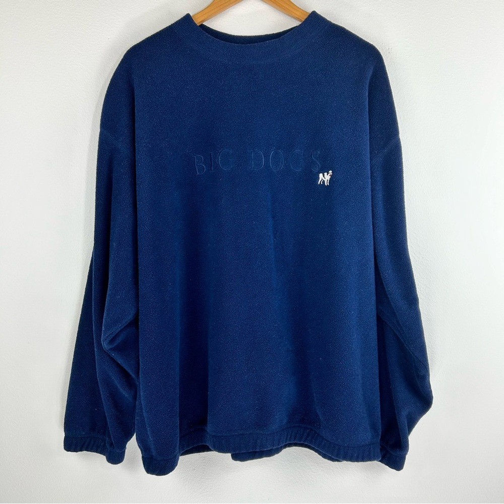 Vintage Big Dogs Crewneck Fleece Sweatshirt